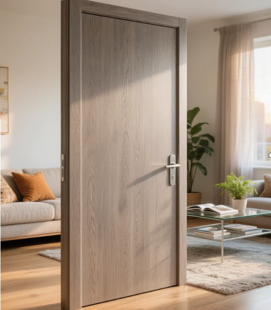 Waterproof Walnut Grain WPC Door For Hotel & Home suppliers
